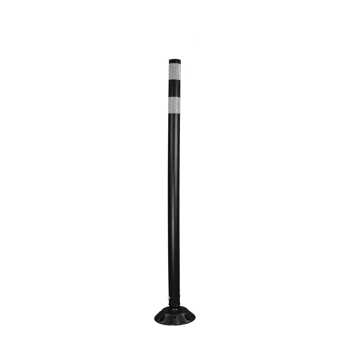 Cortina Safety Products 6" X 6" X 48" Black Polyethylene Tubular Marker (10 pack)