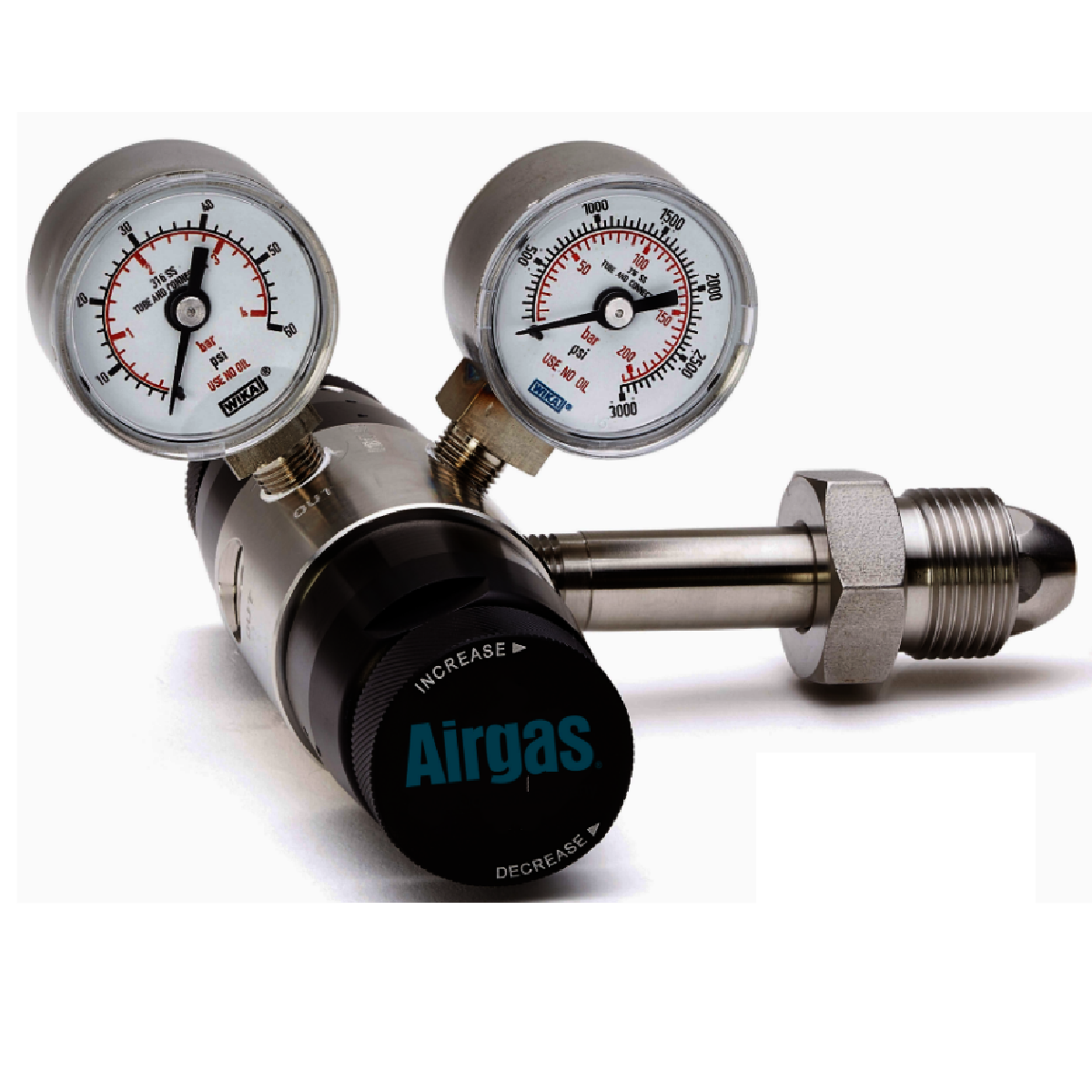 Airgas Model 216BS660 Stainless Steel High Purity Two Stage Regulator With CGA-660 Connection