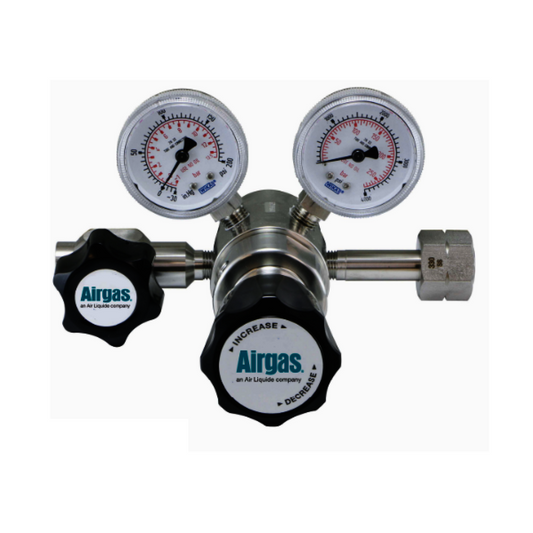 Airgas Model 2172B3302 Stainless Steel Ultra-High Purity Two Stage Regulator With CGA-330 Connection