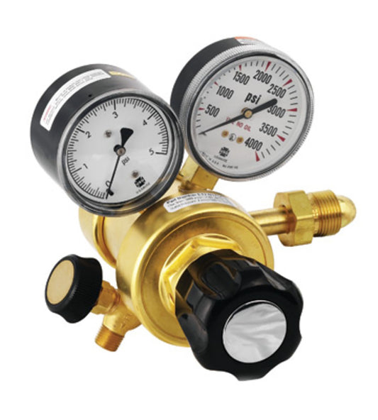 Airgas Model N175A580 Brass Ultra Low Delivery Pressure Two Stage Regulator