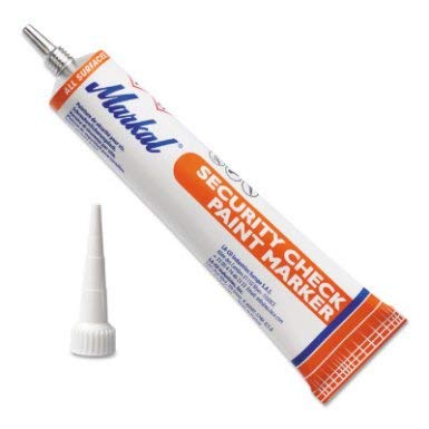 Markal 96674 Security Check Paint Markers - Orange (4 Units)