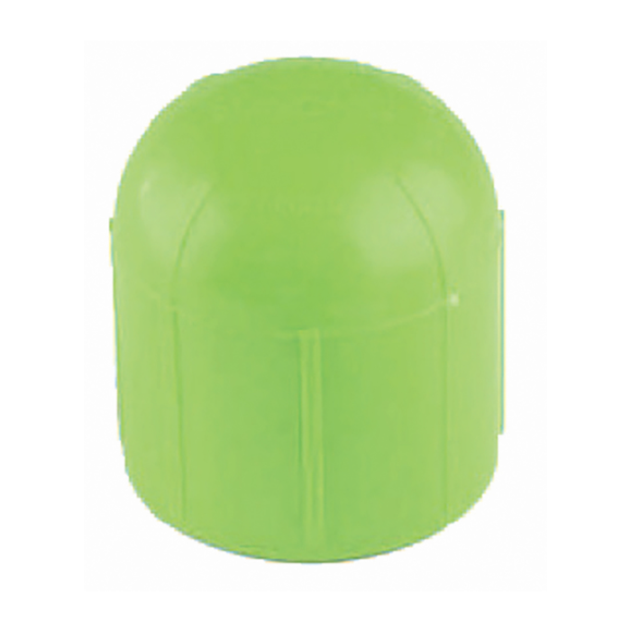 Cortina Safety Products Green Polyethylene Rebar Cap - Lime - 2.75" W x 3.5" H (A-20) fits rebar 1" to 2-1/4" diameter (1 pack)