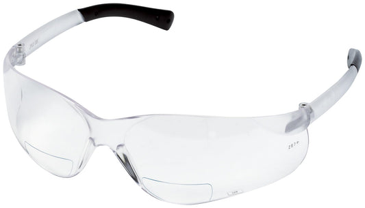 Crews BearKat® Clear Safety Glasses With Clear Anti-Scratch Lens