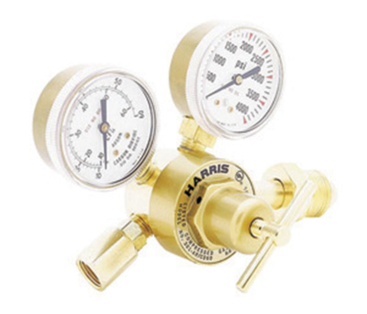 Harris® Model 301-CD60-320 Medium/Heavy Duty Compact, Lightweight, Rugged Carbon Dioxide Flowgauge Regulator, CGA-320