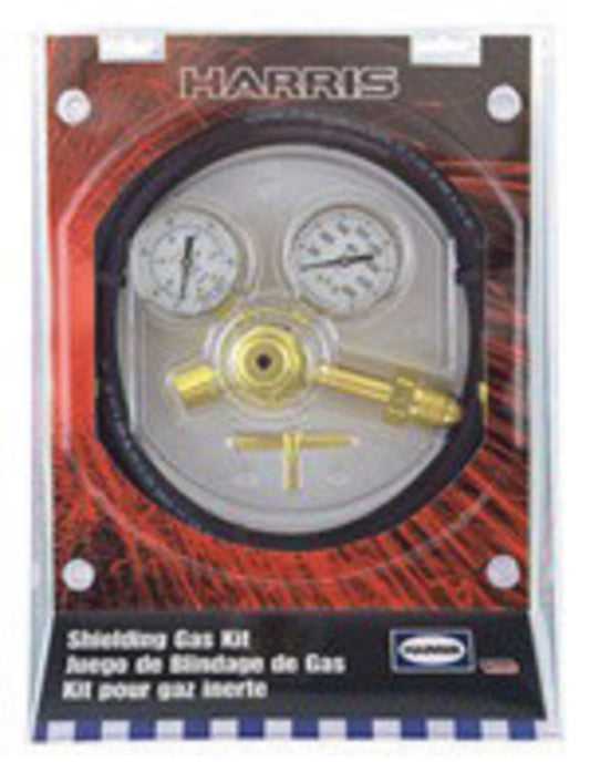 Harris® Model 301-Ar-58010 Kit (Clam) Medium/Heavy Duty Shielding Gas Kit Argon/Carbon Dioxide Mix Flowgauge Regulator, CGA-580