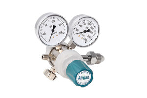 Airgas Model L445ALB Stainless Steel Specialty High Purity Two Stage Mini Regulator With CGA x 1/8" FNPT Connection