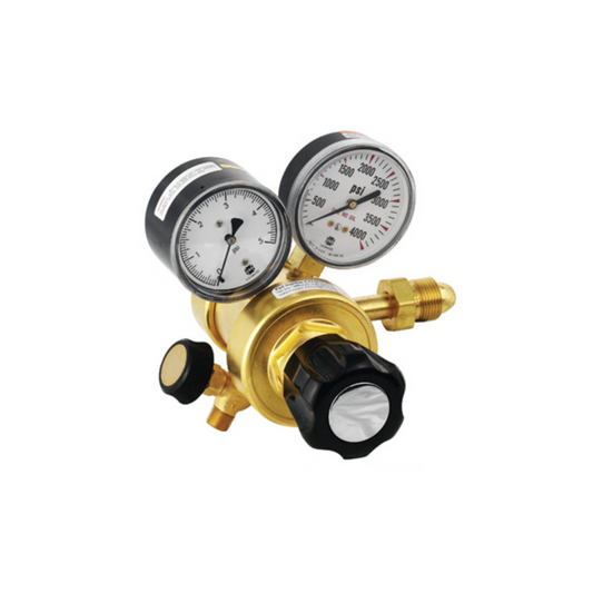 Airgas Model N175B590 Brass Ultra Low Delivery Pressure Two Stage Regulator