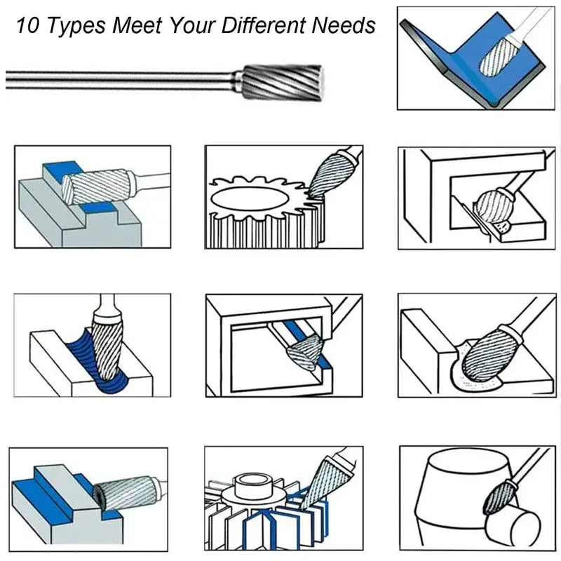 Tungsten Carbide Burr Set For Precision Crafting