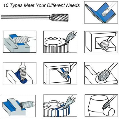 Tungsten Carbide Burr Set For Precision Crafting