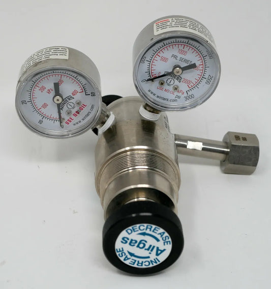 Airgas Model L445D Stainless Steel Specialty High Purity Single Stage Mini Regulator With 1/8" FNPT Connection And SS Diaphragm