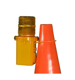 amber traffic cone light